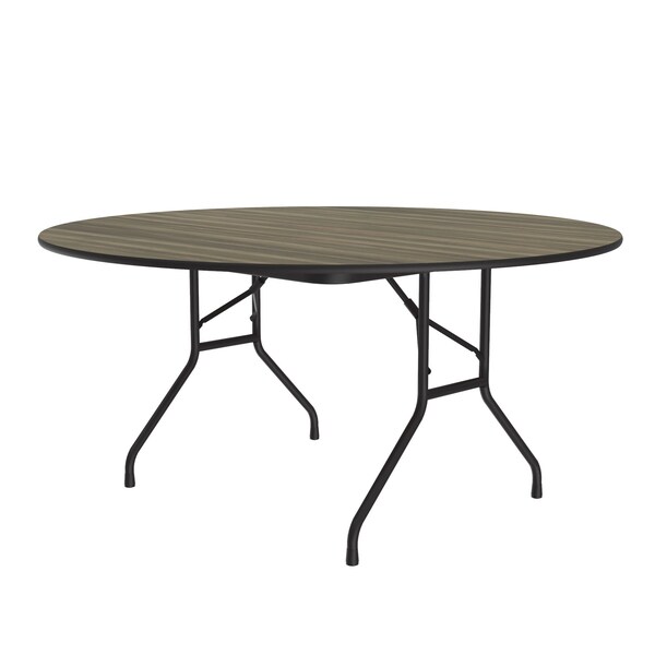 CF HPL Folding Tables 60" Round Colonial Hickory